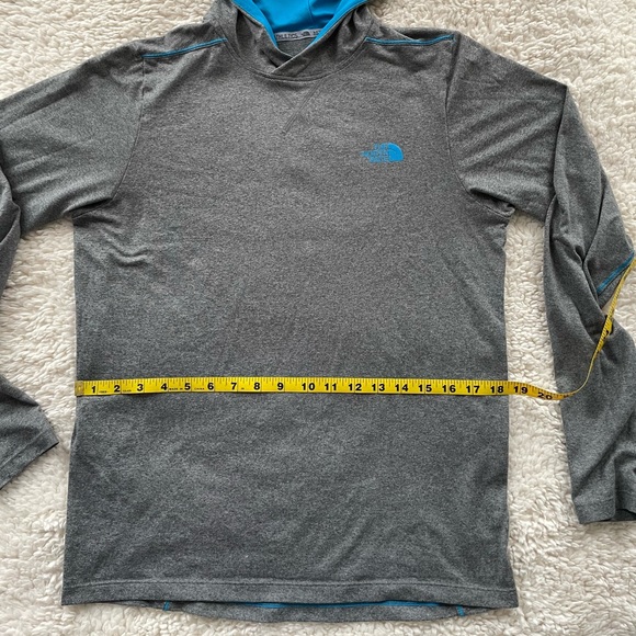 Men S THE NORTH FACE Flashdry Running Hoodie Gray - Picture 11 of 12